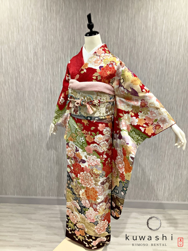 振袖 クワシ着物レンタル 品番８００１０