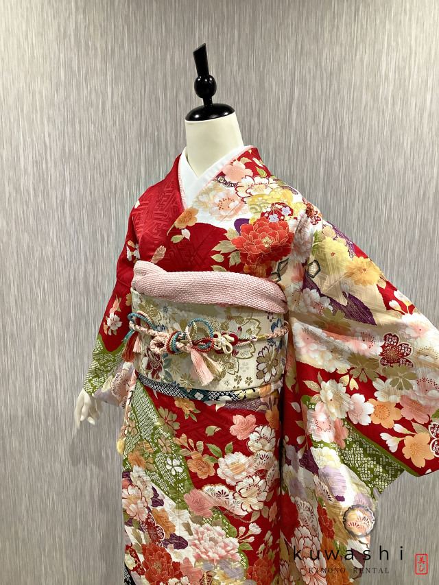 振袖 クワシ着物レンタル 品番８００１０