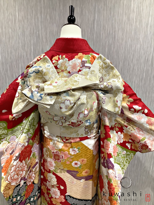 振袖 クワシ着物レンタル 品番８００１０