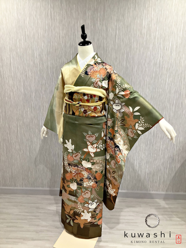 振袖 クワシ着物レンタル 品番８００１１