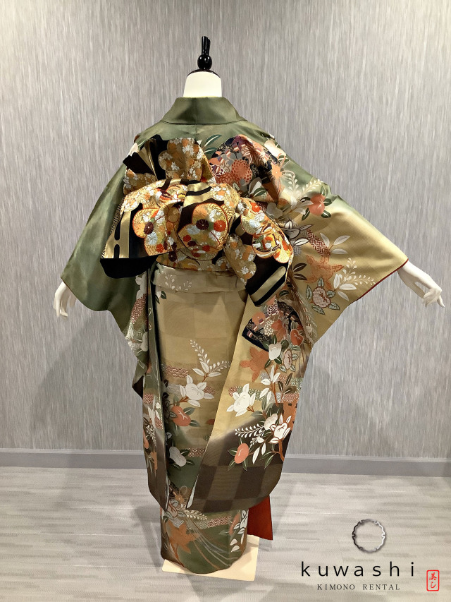 振袖 クワシ着物レンタル 品番８００１１