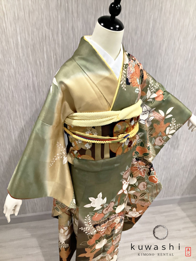 振袖 クワシ着物レンタル 品番８００１１