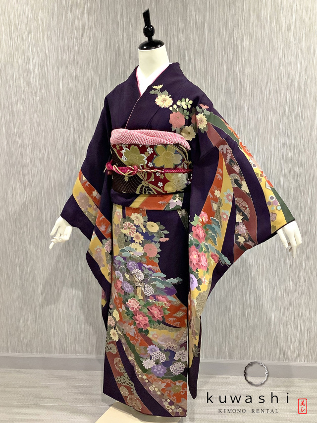 振袖 クワシ着物レンタル 品番８００１３
