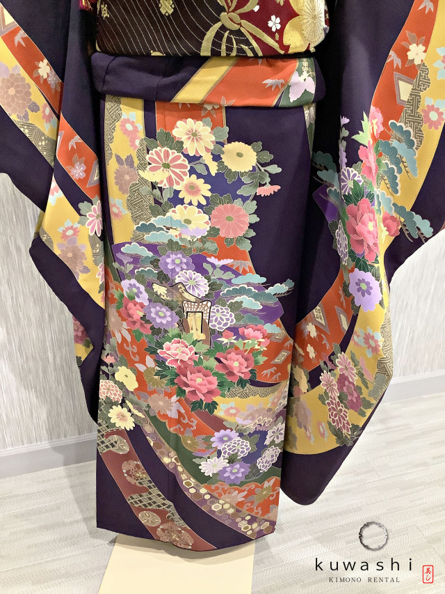 振袖 クワシ着物レンタル 品番８００１３