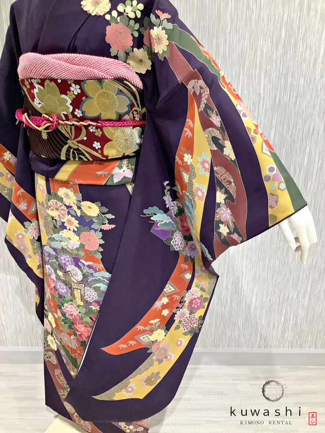 振袖 クワシ着物レンタル 品番８００１３