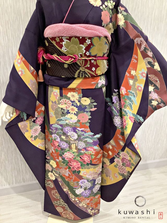 振袖 クワシ着物レンタル 品番８００１３