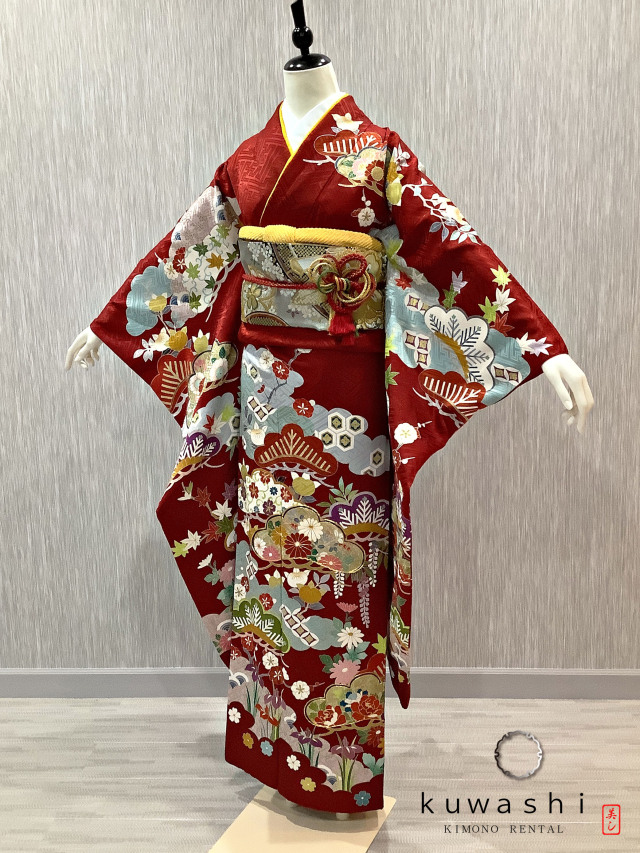 振袖 クワシ着物レンタル 品番８００１８