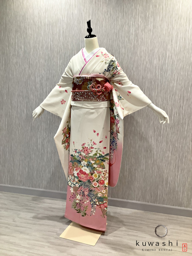 振袖 クワシ着物レンタル 品番８００１９