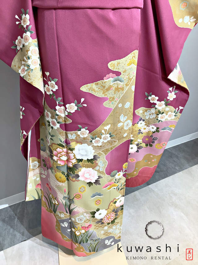 振袖 クワシ着物レンタル 品番８００２４