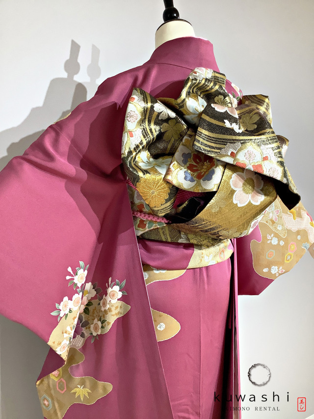 振袖 クワシ着物レンタル 品番８００２４
