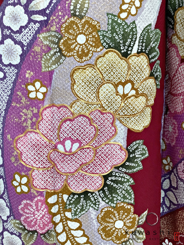 振袖 クワシ着物レンタル 品番８００２９