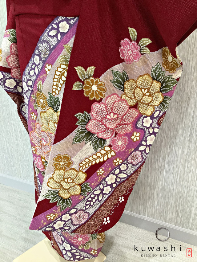 振袖 クワシ着物レンタル 品番８００２９
