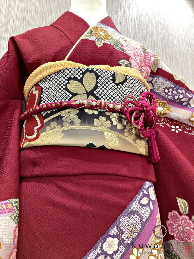 振袖 クワシ着物レンタル 品番８００２９