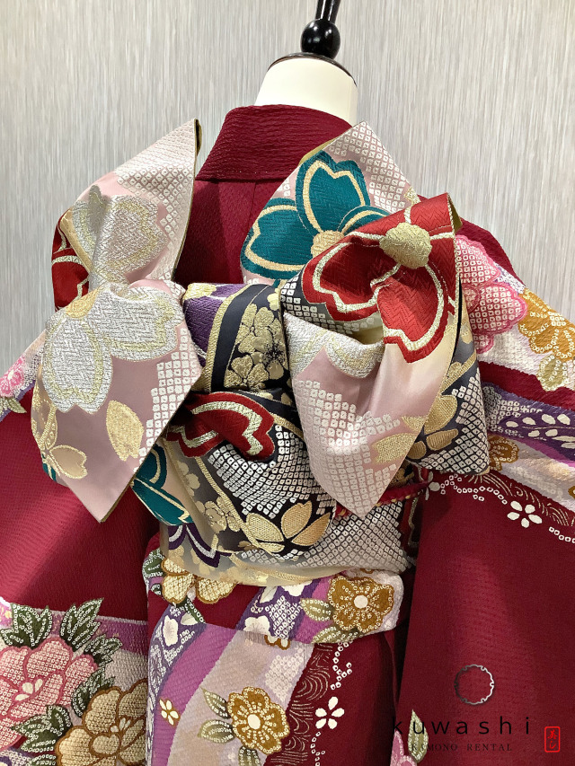 振袖 クワシ着物レンタル 品番８００２９