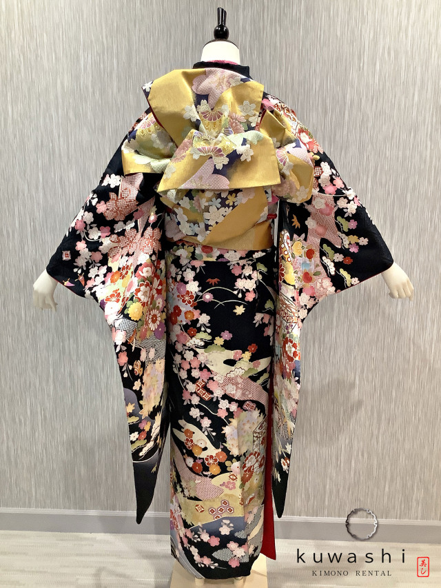 振袖 クワシ着物レンタル 品番８００３０