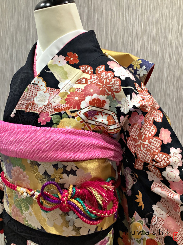 振袖 クワシ着物レンタル 品番８００３０