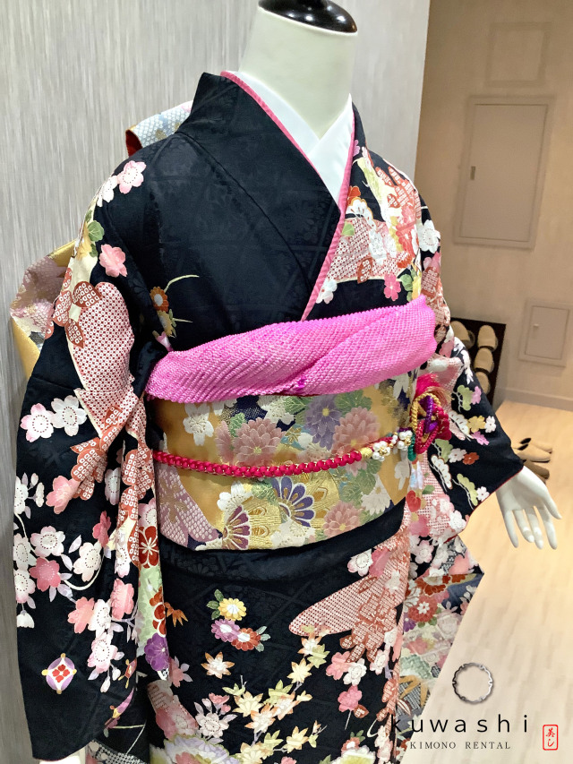 振袖 クワシ着物レンタル 品番８００３０