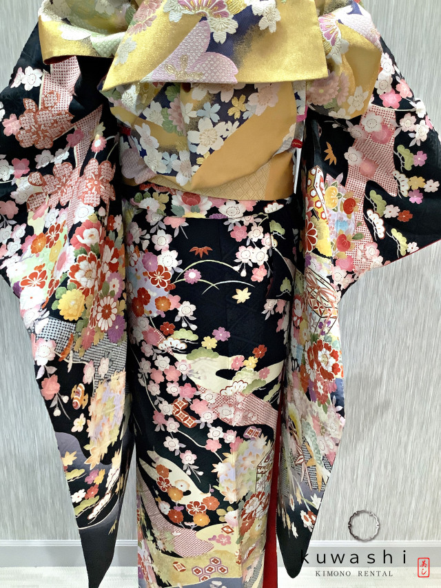 振袖 クワシ着物レンタル 品番８００３０