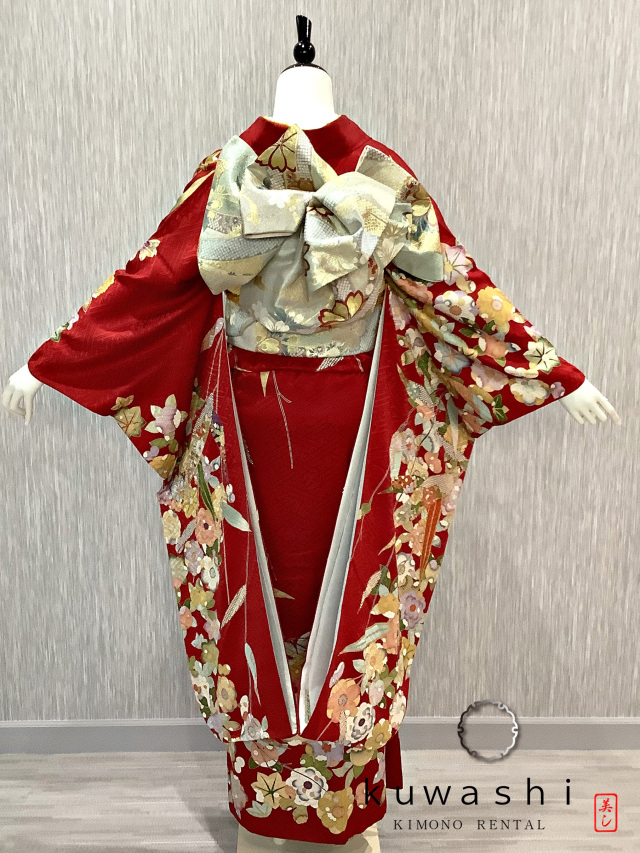 振袖 クワシ着物レンタル 品番８００３１