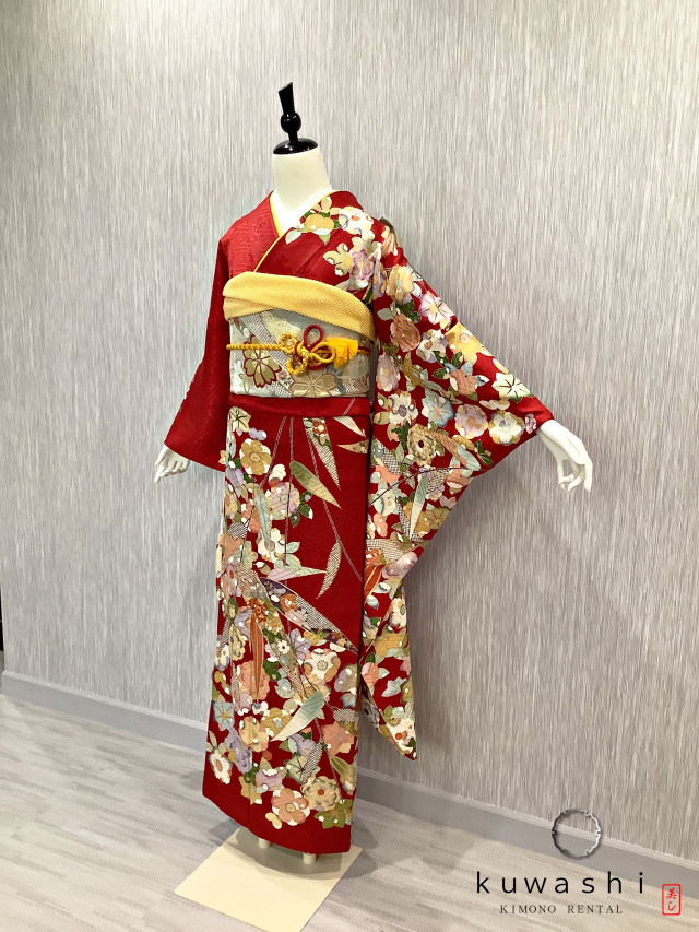振袖 クワシ着物レンタル 品番８００３１