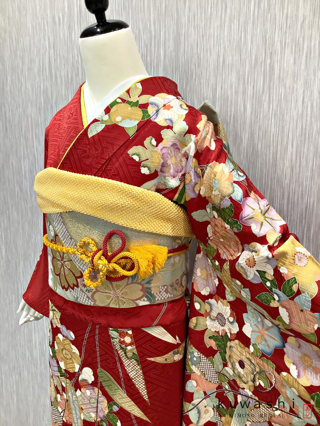 振袖 クワシ着物レンタル 品番８００３１
