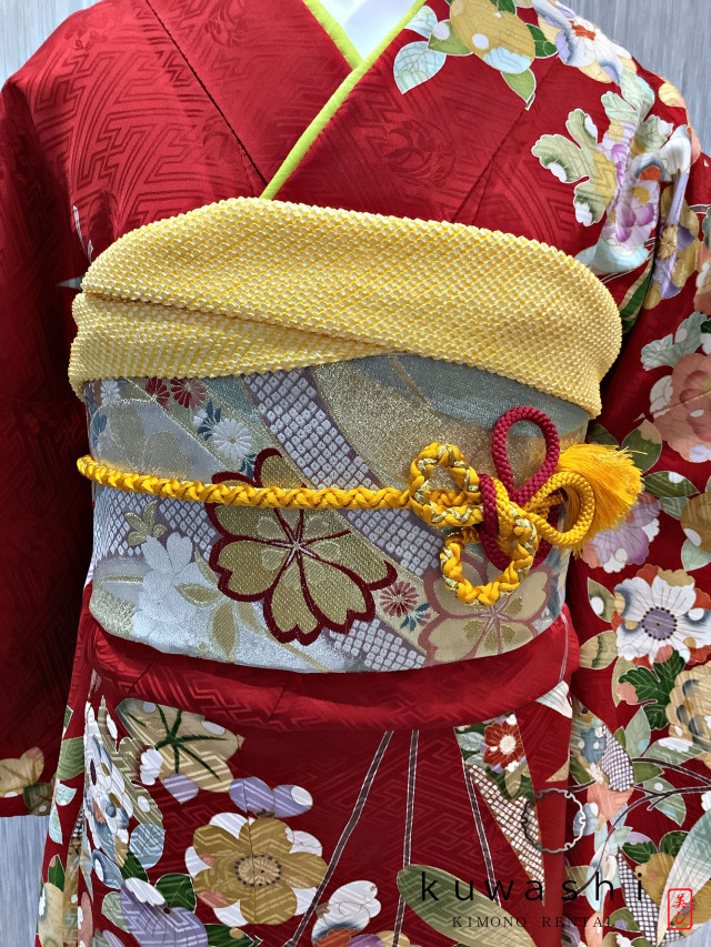 振袖 クワシ着物レンタル 品番８００３１