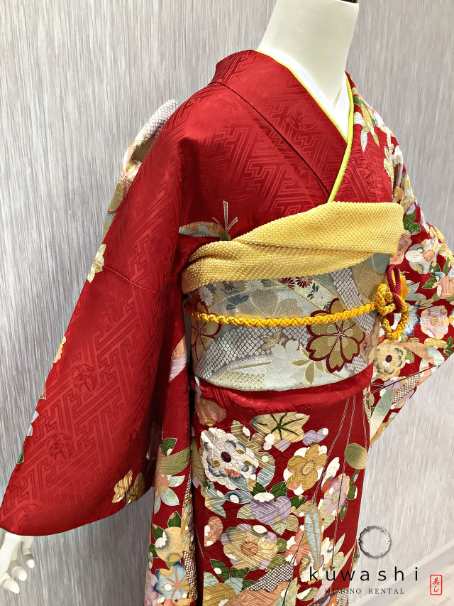 振袖 クワシ着物レンタル 品番８００３１