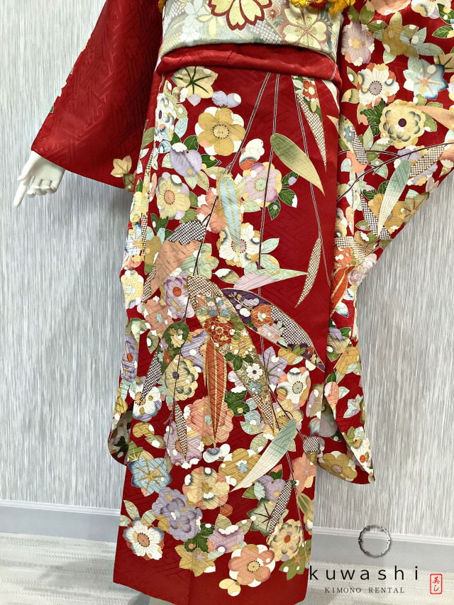 振袖 クワシ着物レンタル 品番８００３１