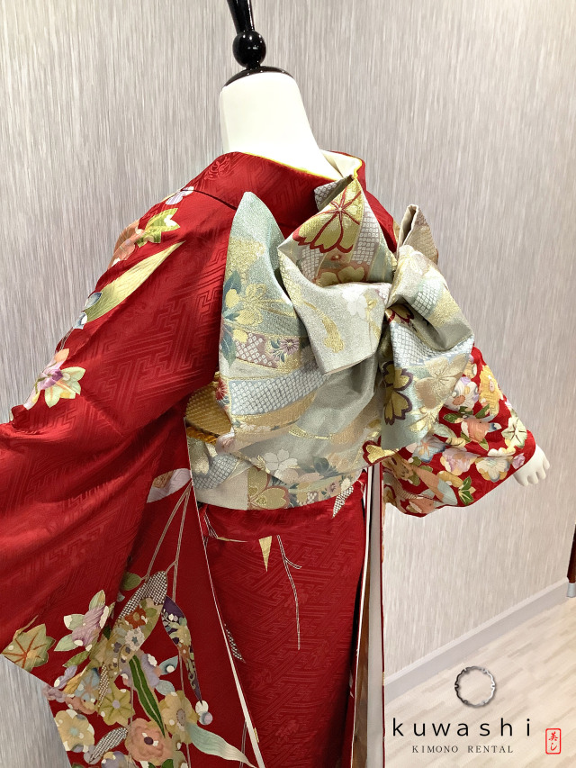 振袖 クワシ着物レンタル 品番８００３１