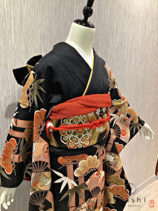 振袖 クワシ着物レンタル 品番８００３２