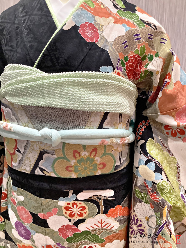 振袖 クワシ着物レンタル 品番８００３４