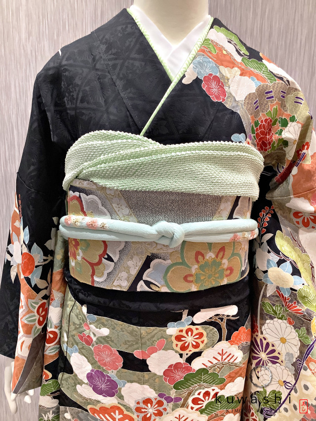 振袖 クワシ着物レンタル 品番８００３４