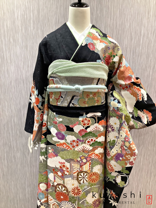 振袖 クワシ着物レンタル 品番８００３４
