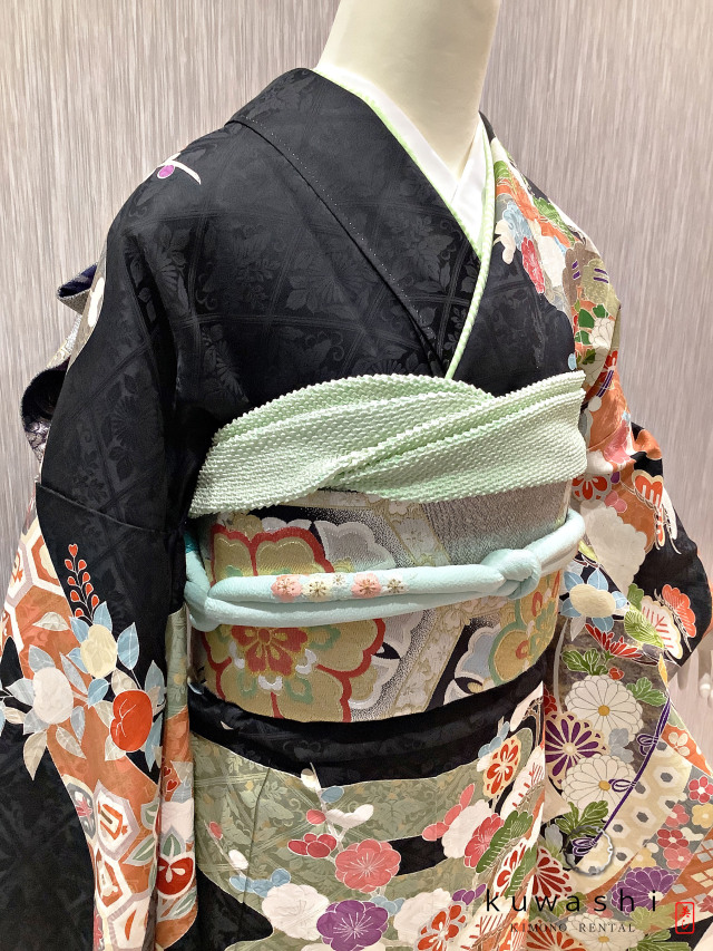 振袖 クワシ着物レンタル 品番８００３４