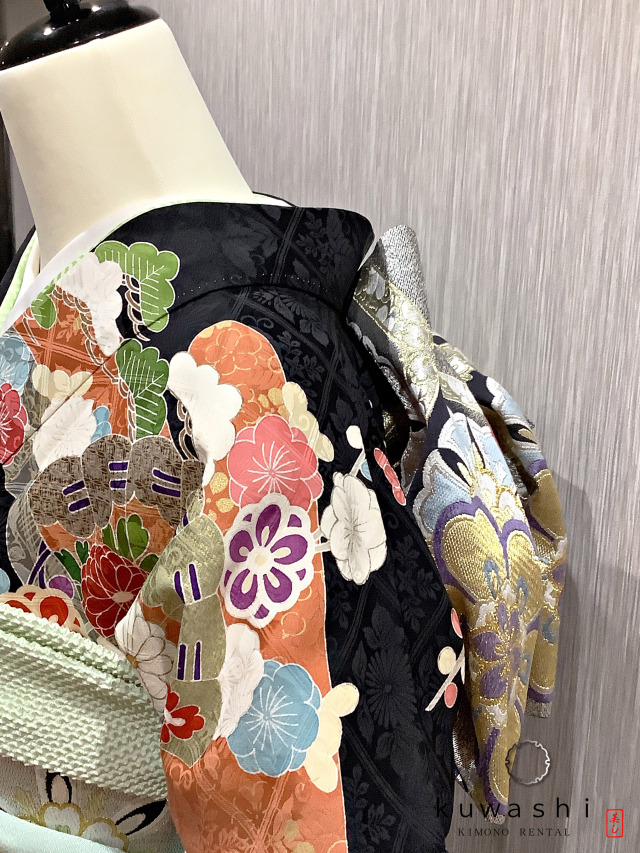 振袖 クワシ着物レンタル 品番８００３４