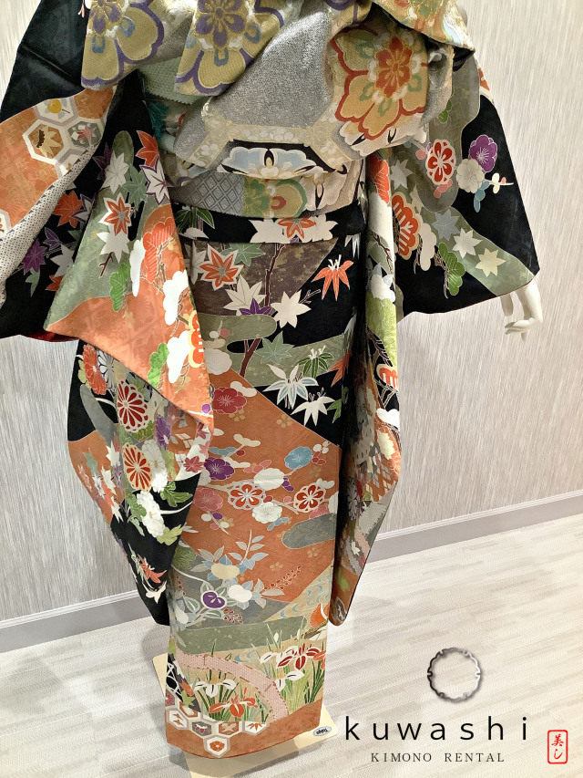 振袖 クワシ着物レンタル 品番８００３４