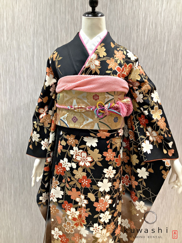 振袖 クワシ着物レンタル 品番８００３５