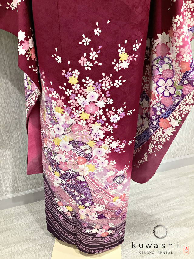 振袖 クワシ着物レンタル 品番８００３６