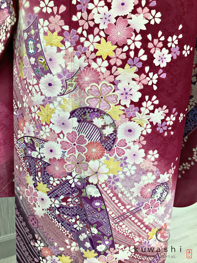 振袖 クワシ着物レンタル 品番８００３６
