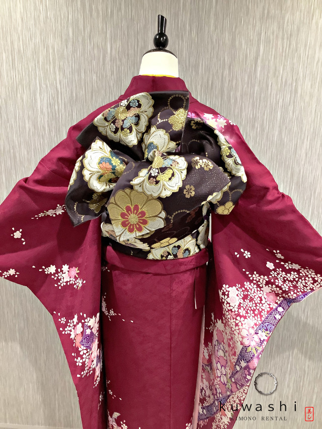 振袖 クワシ着物レンタル 品番８００３６
