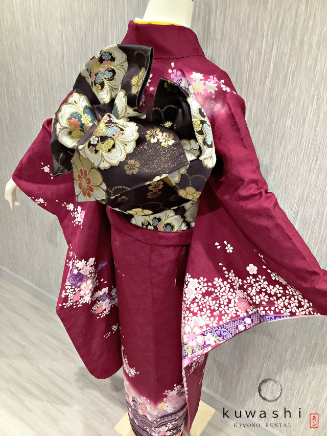 振袖 クワシ着物レンタル 品番８００３６