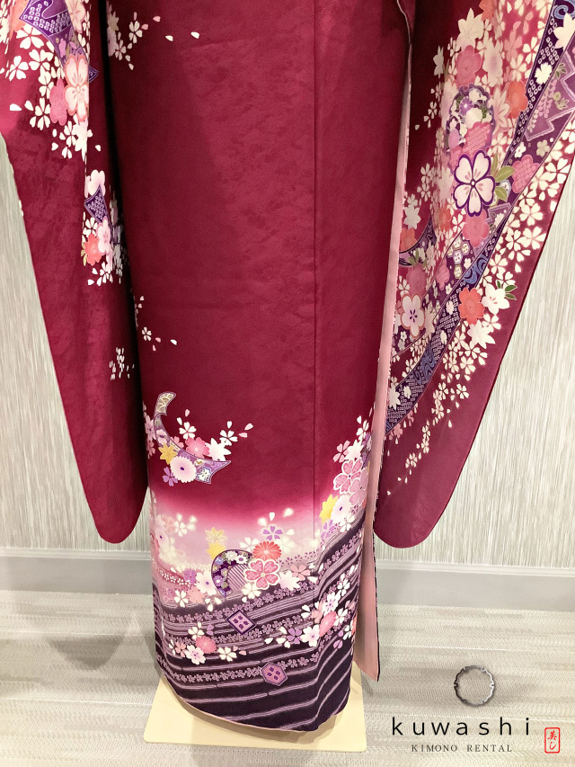 振袖 クワシ着物レンタル 品番８００３６
