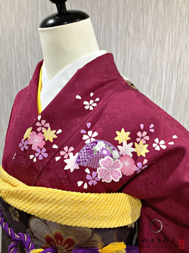 振袖 クワシ着物レンタル 品番８００３６