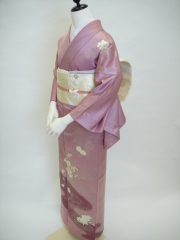付け下げ訪問着 レンタル 東京 ピンク 結婚式